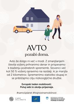 Avto pozabi doma